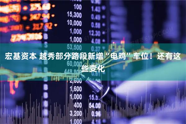 宏基资本 越秀部分路段新增“电鸡”车位！还有这些变化
