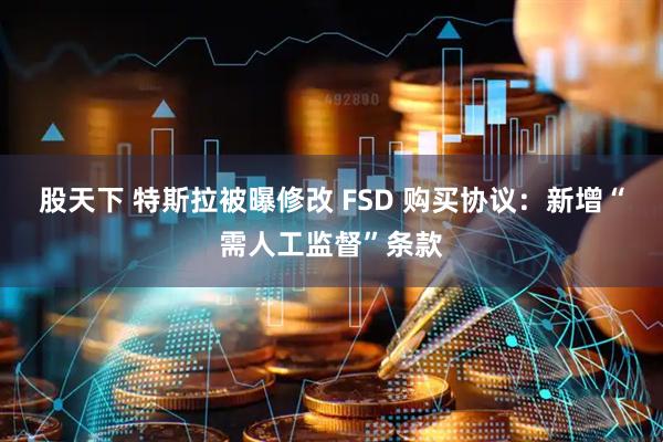 股天下 特斯拉被曝修改 FSD 购买协议：新增“需人工监督”条款